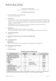 Déclaration de performance des clapets coupe-feu CFDM et CFDM-V - numéro PM/CFDM_CFDM-V/01/19/1