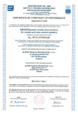 Certificat de constance des performances - numéro 1488-CPR-0716/W