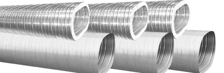 Conduits de ventilation ovale